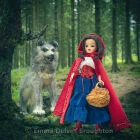 Red Riding Hood Sindy - Red enjoying her walk, unaware the wolf is behind her
